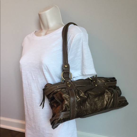 Genna De Rossi Bronze Shoulder Bag - Picture 1 of 6